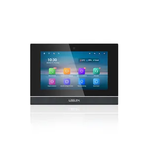 LEELEN videoportero con wifi de 7 pulgadas touch screen Android wifi video wireless intercom for multiple apartments