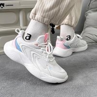 Baskets de sport décontractées pour femmes, tendance mode outdoor, respirantes, à lacets, à semelle épaisse, rehaussantes, pour la marche