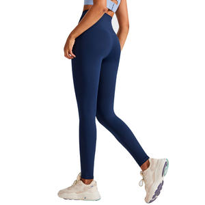 <span class=keywords><strong>Pantalones</strong></span> de yoga para mujeres sin líneas incómodas, cintura alta, levantamiento de cadera, compresión abdominal, secado rápido, alta elasticidad, desnudo - Product Image 2