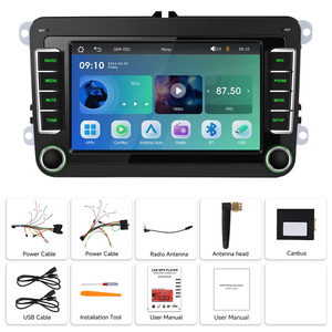<span class=keywords><strong>Autoradio</strong></span> Podofo 7'' <span class=keywords><strong>2</strong></span> <span class=keywords><strong>Din</strong></span> MP5 avec Carplay et Android Auto sans fil, BT/FM/AM/RDS pour VW/PASSAT/POLO/GOLF, fabrication OEM/ODM - Product Image 6