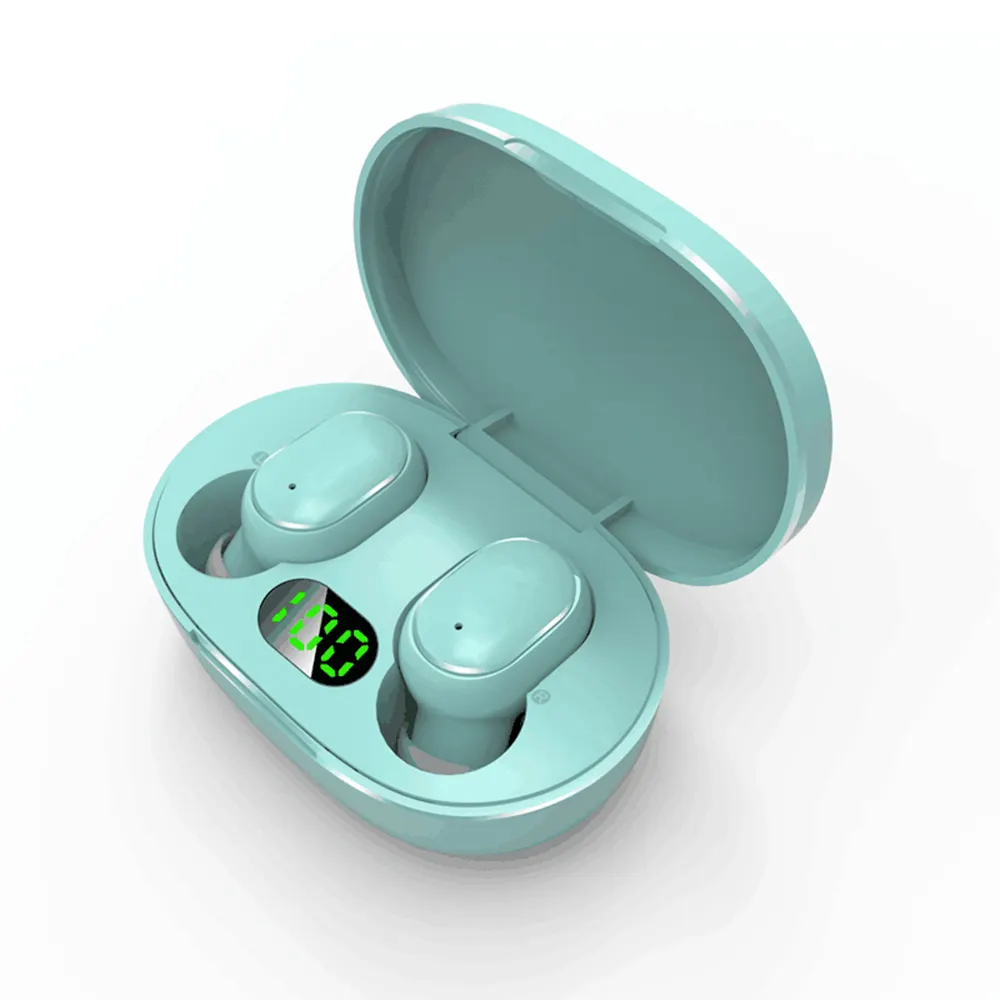 Echte Sport Ohrhörer Tws Wireless Hifi Ohrhörer Kopfhörer Bt 5.0 Airdots Abs Mini E6s Kopfhörer mit Ladebox