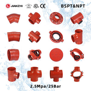 Jianzhi Gerillte Rohrverbindungen Blau und Rot Abfluss Flexibles Metall Duktiler Gusseisen Rohrreduzierstück - Product Image 2