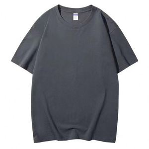 เสื้อยืดโอเวอร์ไซส์สำหรับทำงาน ผ้าคอตตอน 230 กรัม ทรงดรอปไหล่ เสื้อยืดเปล่าพร้อมป้าย  เสื้อยืดผู้ชายแบบสั่งทำได้ - Product Image 3
