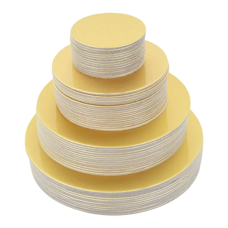 Round Mousse Cake Boards Cake Base Cupcake Dessert Tray for Wedding Birthday Party 6, 7, 8, 9, 10, 12 Inches