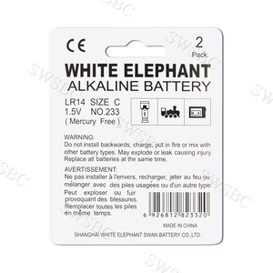 BEST QUALITY WHITE ELEPHANT BRAND ALKALINE <b>BATTERY</b> <b>LR14</b> <b>C</b> Size - Product Image 4