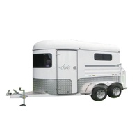 Flotteur Standard cheval pas cher 2 chevaux, remorque standard à charge droite, bon marché