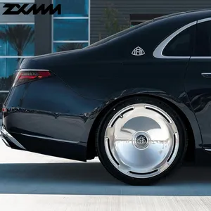 Monoblock poliertes 20 22 26 zoll Autofahrrad 5x114,3 Felge 5x112 5x120 6x139,7 Felge mit Prozess 24 Zoll für Rolls-Royce Maybach