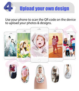 ขายส่งมินิdiyเครื่องทาเล็บเครื่องพิมพ์ศิลปะการพิมพ์3dเพื่อความงามของเล็บการออกแบบรูปแบบสีใด ๆ - Product Image 5