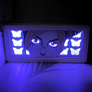 5 Styles de Lampes Boîte à Ombres en Papier Découpé <span class=keywords><strong>JoJo</strong></span>'s Bizarre Adventure Kujo Jotaro, Lumière Nocturne à Changement de Couleur, Série d'Anime Cartoon - Product Image 5