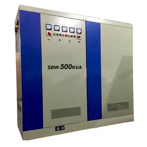 Large voltage regulator 500KVA three phase 380V compensated safe voltage stabilizer