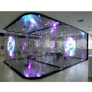 Muen linh hoạt trong suốt <span class=keywords><strong>Holographic</strong></span> 3D LED phim quảng cáo LED hiển thị Glass dính siêu mỏng Màn hình LED cho cửa sổ cửa hàng - Product Image 1