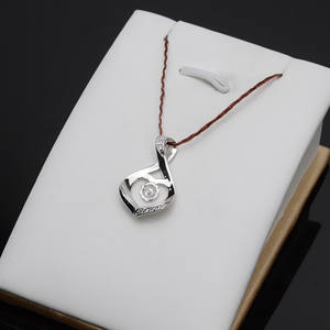 Support de pendentif tendance pour femme en argent S925, accessoires de bijoux en perles DIY, pour 9-10 pendentifs, semi-fini, vide, 629 pendentifs - Product Image 2