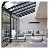 Ventana Abatible Automática de Apertura Vertical de Aleación de Aluminio Prima Tropical con Control de Insectos e Impermeable para Granjas, Escuelas y Cocinas