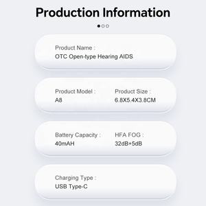 2025 Taşınabilir Tıbbi Kulaklıklar Bluetooth İşitme Cihazları İşitme Engelliler için Dijital Uygulama Destekli Telefon Bluetooth Kablosuz - Product Image 6