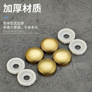 <b>Mirror</b> Stud Decorative Cover Cold Rolled Steel With <b>Plastic</b> Gasket Easy Installation For Cabinet Furniture - Product Image 3