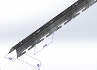 Ensemble de profilés de plafond V Carrier Premium pour projets de construction
