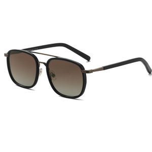 Gafas de Sol de Metal Retro UV 400 de Estilo Simple, Resistentes al Viento, Venta Directa de Fábrica para Hombre y Mujer, Material de las Lentes TAC - Product Image 3