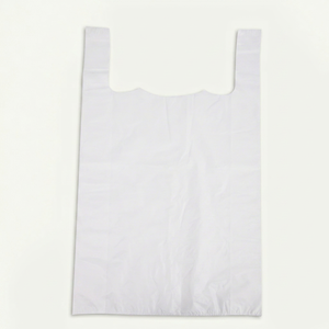 Bolsas de Plástico Reciclables Ecológicas para Camisetas OEM ODM al por Mayor, Bolsas Tipo Chaleco Impresas con 'Gracias' para Tiendas de Conveniencia y Comida para Llevar - Product Image 1