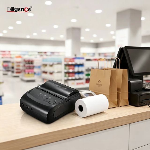 DiligenCe 58mm 2inch Handheld Wireless Pocket Mobile Ticket Portable Pos Thermal Receipt Printer Android USB Mini Stock