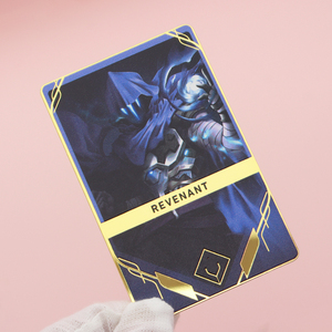 Tùy Chỉnh Kim Loại Thẻ 24K Vàng Kinh Doanh Kim Loại Trò Chơi Dập Nổi Tên Sang Trọng Laser Khắc Thẻ Kim Loại Vàng Thăm Thẻ Với Mã QR - Product Image 3