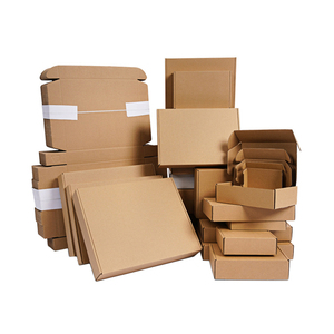 Caixas de Papelão Corrugado Personalizadas para E-commerce, Embalagem de Envio com Logo, Caixa de Papelão Reciclado com Fecho Zipper Tear Strip - Product Image 5