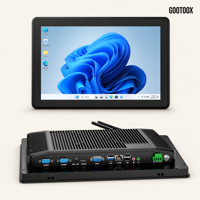 12.1/13.3/15/15.6/21.5 Inch Sealed Fanless Embedded Industrial Panel PC All-in-One Touch Computer Control System Factory HMI CE