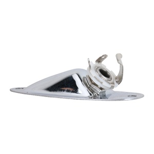 แจ็คเอาต์พุตกีตาร์ไฟฟ้าแบบขายส่ง ชุบโครเมียม รูปทรงเรือ พร้อมแจ็คเอาต์พุตขนาด 6.5 มม. สำหรับกีตาร์ <span class=keywords><strong>Stratocaster</strong></span> - Product Image 2