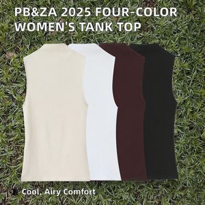 <span class=keywords><strong>Canotte</strong></span> Casual da Donna con <span class=keywords><strong>Spalline</strong></span> <span class=keywords><strong>Sottili</strong></span>, 100% Poliestere Traspirante Anti-Pilling, Canotta Senza Maniche, Strato Base Estivo - Product Image 2