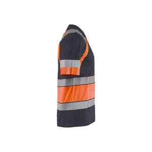 BLAKLADER - 342110309653XL T-shirt Gris moyen/Orange haute visibilité-EAN 7330509815410 HI-VIS WORKWEAR - Product Image 4