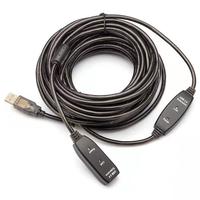 Tbook — câble d'extension usb 3.0 actif, 20m, noir, avec IC RTS5411, en stock
