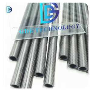 Tamaños de tubería de fibra de carbono 3K de alta resistencia de 6mm a 50mm Longitudes personalizables Tubo de fibra de carbono de gran diámetro - Product Image 5