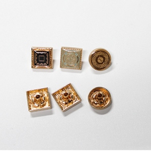 金属纽扣 豪华环保锌合金牛仔裤按扣 OEM ODM 高品质优质复古西装纽扣 方形圆形 - Product Image 6