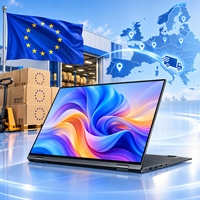 Nouvel ordinateur portable tactile 16 pouces en stock UE, Ryzen 3 3300U, écran IPS 1920x1200, convertible 360°, pour entreprise, vente en gros US OEM