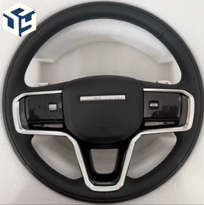 Volant en cuir perforé en fibre de carbone pour Land Rover Sport Range <span class=keywords><strong>SVR</strong></span> L494 L405 <span class=keywords><strong>Evoque</strong></span> Volant en fibre de carbone - Product Image 4