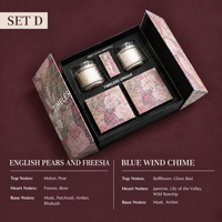 Ensemble cadeau de bougies parfumées d'aromathérapie haut de gamme, parfum romantique, bougie en cire de soja dans un bocal en verre, cadeau de mariage, cadeau de fête