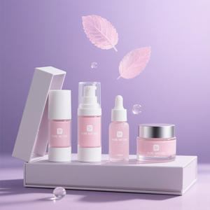 Juego de Botellas <span class=keywords><strong>Cosm</strong></span>éticas Recargables, Ecológicas y Reciclables, con Bomba sin Aire, para Suero para el Cuidado de la Piel, Color y Logotipo Personalizables - Product Image 1