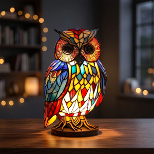 Vintage Resin Animal Modern Mini Night Light Painted Decorative <b>Table</b> <b>Lamp</b> E14/E26/B22 USB Rechargeable LED Color-Changing 3500K - Product Image 2