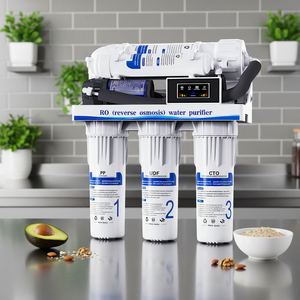 Réservoir d'eau électrique sous évier 3,2 gallons, 5 étapes, en acier au carbone, autonettoyant, pour système RO sous pression, durée de vie 6 mois, usage domestique et hôtelier - Product Image 2