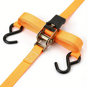 Correas de Trinquete Reforzadas de 1 Pulgada (25 mm) con Ganchos en S, Resistencia a la Rotura de 800 kg - <span class=keywords><strong>Precio</strong></span> Directo de Fábrica, Amarres de Carga Duraderos - Product Image 4