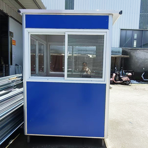 Usine STC personnalisé garde de sécurité bon marché maison mobile longue durée de vie avec équipement électrique porte de contrôle d'accès - Product Image 4