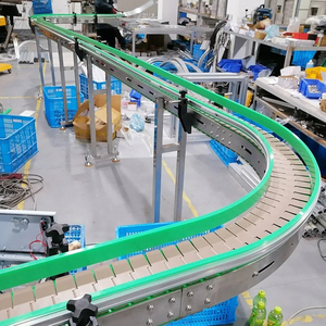 Yeni POM zincir çelik otomatik konveyör şişe üretim hattı düz üst zincir konveyör - Product Image 3