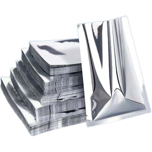Three Sides sealed 3 Layers Laminated Aluminized Vacuum Food Packaging Silver Foil Mylar Plastic Pouch Bags - Product Image 4