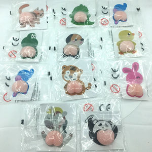 Lindos Juguetes Antiestrés de Dibujos Animados 3D con Forma de Trasero de Melocotón, Figuras de Dibujos Animados para Niños, Juguetes Mochi - Product Image 4