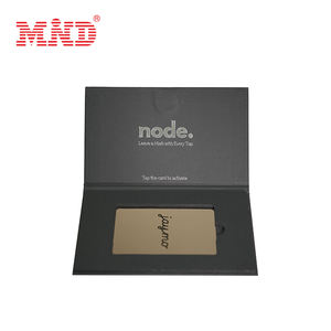 Individuell bedruckte Umschlagbox aus Karton mit Magnetverschluss für VIP-Mitgliedskarten und Geschenkkarten - Product Image 5