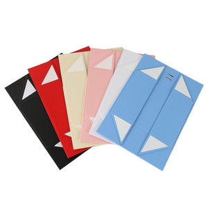 Luxury Custom Magnetic Closure <b>Large</b> Oblong Handmade Coated Paper Sponge Lined Rigid <b>Boxes</b> with Logo Hot Stamping for Wigs - Product Image 4