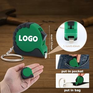 促销定制卷尺钥匙扣迷你卷尺带锁定装置，适合DIY活动（1米/3英尺） - Product Image 4