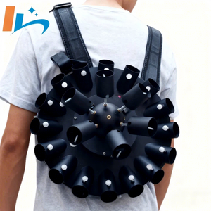 Dispositif de feux d'artifice ignifugés à porter au dos, roue à étincelles froides à 360° pour les événements, les célébrations, les feux d'artifice de scène - Product Image 1