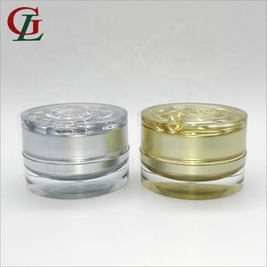 Lọ Kem Vàng Kim PS Rỗng Sang Trọng Lọ Mỹ Phẩm Chạm Khắc Hoa Hồng Lọ Kem Mặt <span class=keywords><strong>5Ml</strong></span> 10Ml 15Ml Có Sẵn - Product Image 2