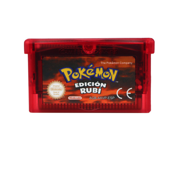Nostalgia Video Game Cartridge Cards for Juegos GameBoy Advance SP with Box Eur, Fr, Noe, Ita, Esp Spanish France Italy German