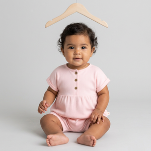 Vente flash : Combinaison personnalisée 100% coton bio en bambou, vente en gros de vêtements pour nouveau-nés en coton bio, soldes de Noël en ligne - Product Image 1